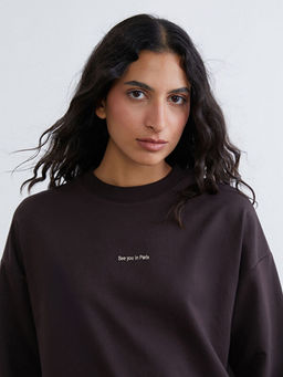 Paris Nak??l? Kad?n Sweatshirt Tunik