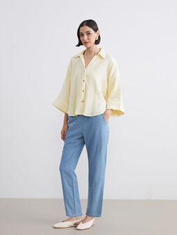 Dokulu Oversize Kad?n G?mlek