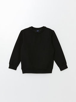 Bisiklet Yaka Uzun Kollu Erkek ?ocuk Sweatshirt