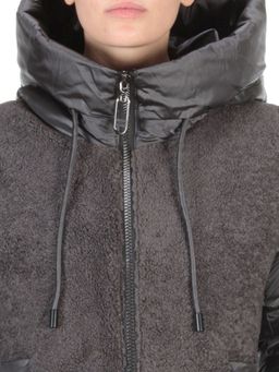 D6816 DARK GRAY Куртка зимняя женская KARERSITER (200 гр. холлофайбера) - Fashion фото 10