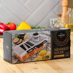 Тёрка - слайсер с контейнером Magistro Vegan pro, 5 насадок, 31.8×13.7×9 см, белая