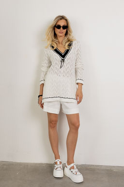 SS-2645 джемпер женский молоко