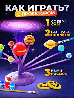 Набор для опытов Планетарий с проектором - Эврики фото 12