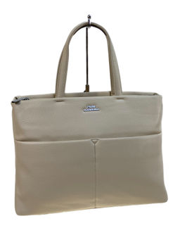 Женская сумка из искусственной кожи, цвет молочный