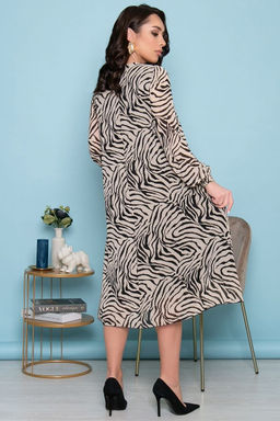 Платье Волшебная история (беж/блэк) П7236 - Lt collection фото 2