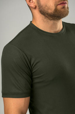 Мужская спортивная футболка в рубчик Happyfox