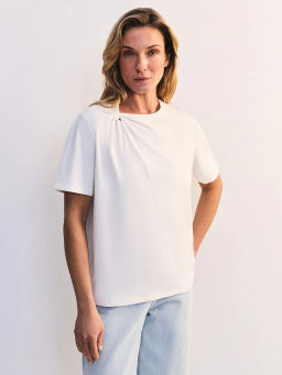 Футболка прямого кроя с узлом ZR2605023420-2 / Zarina