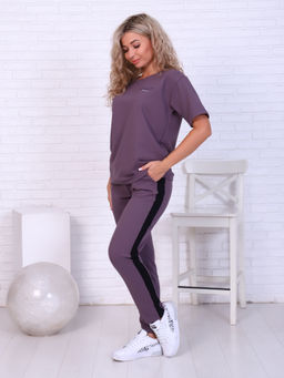 Костюм женский 5-316а (кофейно-серый)