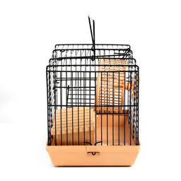 Клетка-мини для грызунов Пижон №2, укомплектованная, 27 х 15 х 16 см, бежевая  фото 2