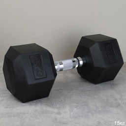 Гантель гексагональная Woohooo Pump / WP-15В / 15 кг / черный / уп1