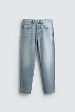 SLIM FIT CROPPED JEANS - Zara фото 7