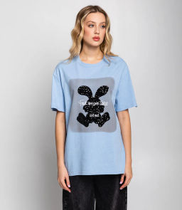 Футболка #КТ3036 (1), голубой