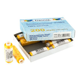 Нитки для вышивания Gamma V150/2 100% вискоза 10 x 183 м 200 я