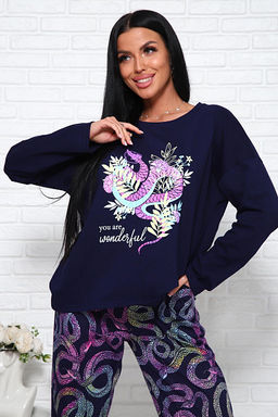 Костюм с брюками (01027. малиновый) - Плиона фото 17