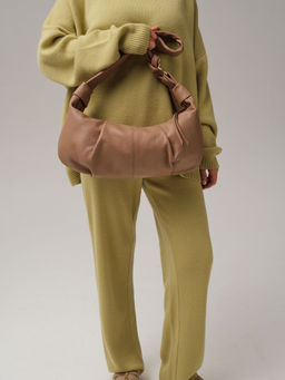 Кожаная сумка Azaro 30846 гоби