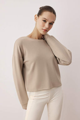 Vizon Interlok Regular Sweatshirt THMAW26SW00003 - Trendyolmilla фото 2