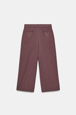 PANTAL?N PIJAMERO BALLOON / Berenjena oscuro - Zara фото 8