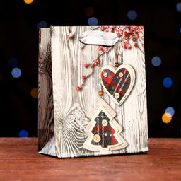 Цена за 12 шт. Пакет ламинированный Зимний вечер 11,5 х 14,5 х 6 см - Simaland фото 3