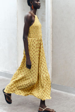 PRINTED MIDI DRESS - Zara фото 12