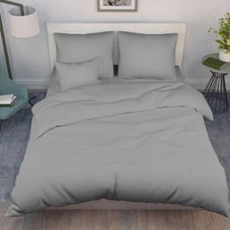 Постельное белье Перкаль Elite Серая дымка 2-сп. с е/пр.