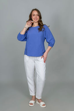 Блуза хлопок крэш жатка