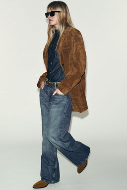SPLIT SUEDE CHELSEA ANKLE BOOTS