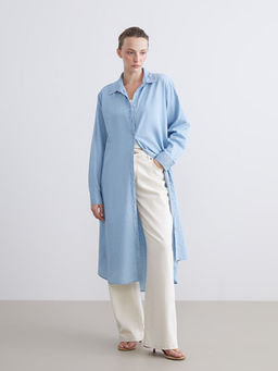 G?mlek Yaka Kad?n Jean Tunik