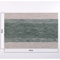 Цена за 12 шт. Салфетка сервировочная на стол Космос, 4530 см, цвет зелёный - Simaland фото 2