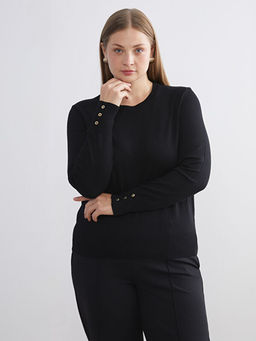 Bisiklet Yaka Kad?n Triko Kazak