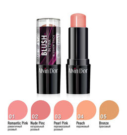 Alvin Dor BS-1 Румяна-стик blusher stick тон 04 перламутровый персиковый 9гр