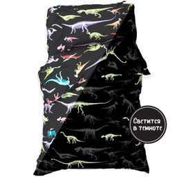 Постельное бельё Этель 1,5 сп Dino skeleton 143х215 см, 150х214 см, 50х70 см -1 шт, 100% хлопок, бязь