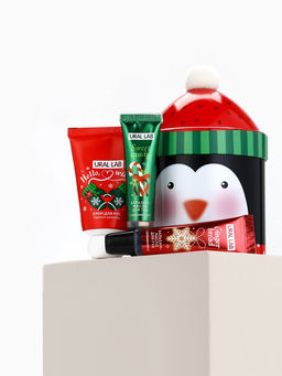 Новогодний подарочный набор косметики: крем для рук, бальзам для губ 2 шт., URAL LAB  фото 17