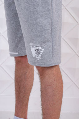 Арт. 6374 Шорты мужские 46-54 (5 шт) Цвет:серый меланж - Идеал фото 3