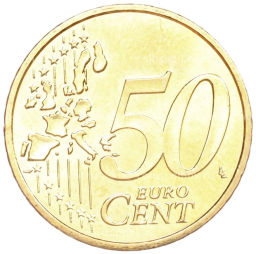 Монета 50 евроцентов 2003 года Монако