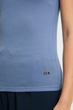 Kad_n _ndigo Bisiklet Yaka Basic Ti__rt - U.s. polo assn фото 6