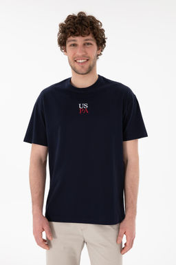 Erkek Comfort Fit Bisiklet Yaka Lacivert Ti__rt Sepette S_rpriz _ndirim - U.s. polo assn фото 2