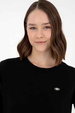 Женский черный базовый свитер - U.s. polo assn фото 2