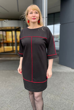 Платье Rumoda 2173 черный  фото 5