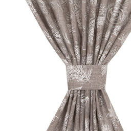 Шторы для кухни с подхватом Шишкин лес 145*180/Шторы: 2 шт.- 145*180, подхваты: 2 шт. Шторы АРТ ДИЗАЙН для кухни  фото 2