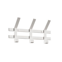 Вешалка настенная металл. "Торонто 3" белый