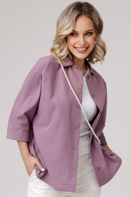 Блузка 4280/02/Пыльно-сиреневый