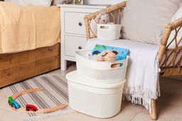 Корзина для хранения OSLO 12л молочный туман PT1352МЛ-14 ,,