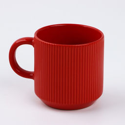 Кружка керамическая Лапка, 350 мл, красная - Дорого внимание фото 3