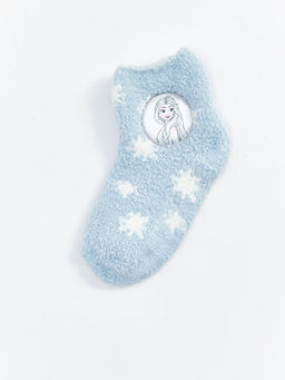 Elsa Desenli K?z ?ocuk Havlu Ev ?orab?