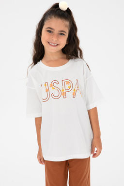 K_z _ocuk Bej Pijama Tak_m_ Sepette S_rpriz _ndirim - U.s. polo assn фото 8