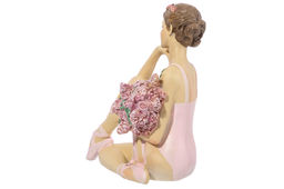 Статуэтка 11*7,5*12,5 см Балерина с цветами в розовом  - Elan gallery фото 13