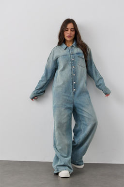 Комбинезон джинсовый брючный ZADUMOV №4