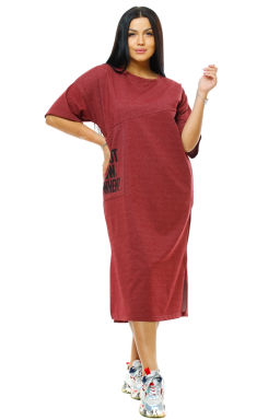Платье женское, цвет красный