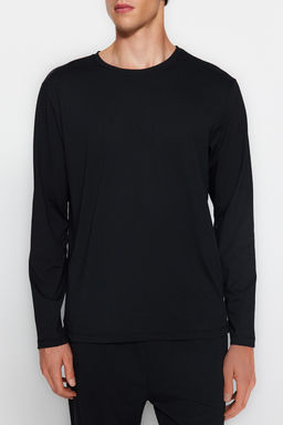 TRENDYOL MAN Siyah Regular Fit Orme Pijama Tak?m? TMNAW24PT00008 - Trendyolmilla фото 13