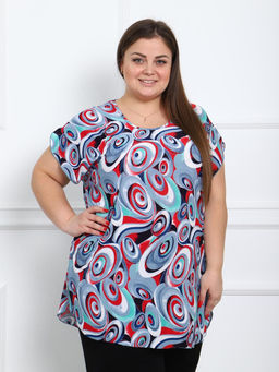 IV-CAPRIZ Мэлон - туника голубой